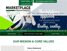 Tablet Screenshot of marketplacehome.com